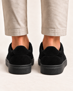 MONACO SUEDE SLIP-ON - BLACK