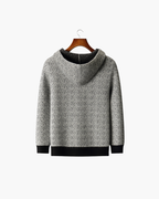 MERINO JACQUARD ZIP VEST