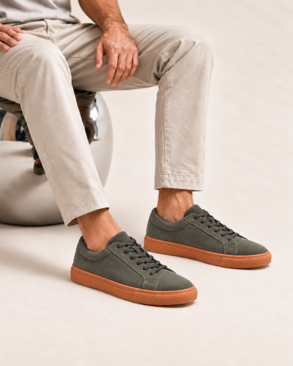 PORTOFINO WALK TRAINER - OLIVE
