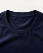 MERCERIZED COTTON LONGSLEEVE - NAVY
