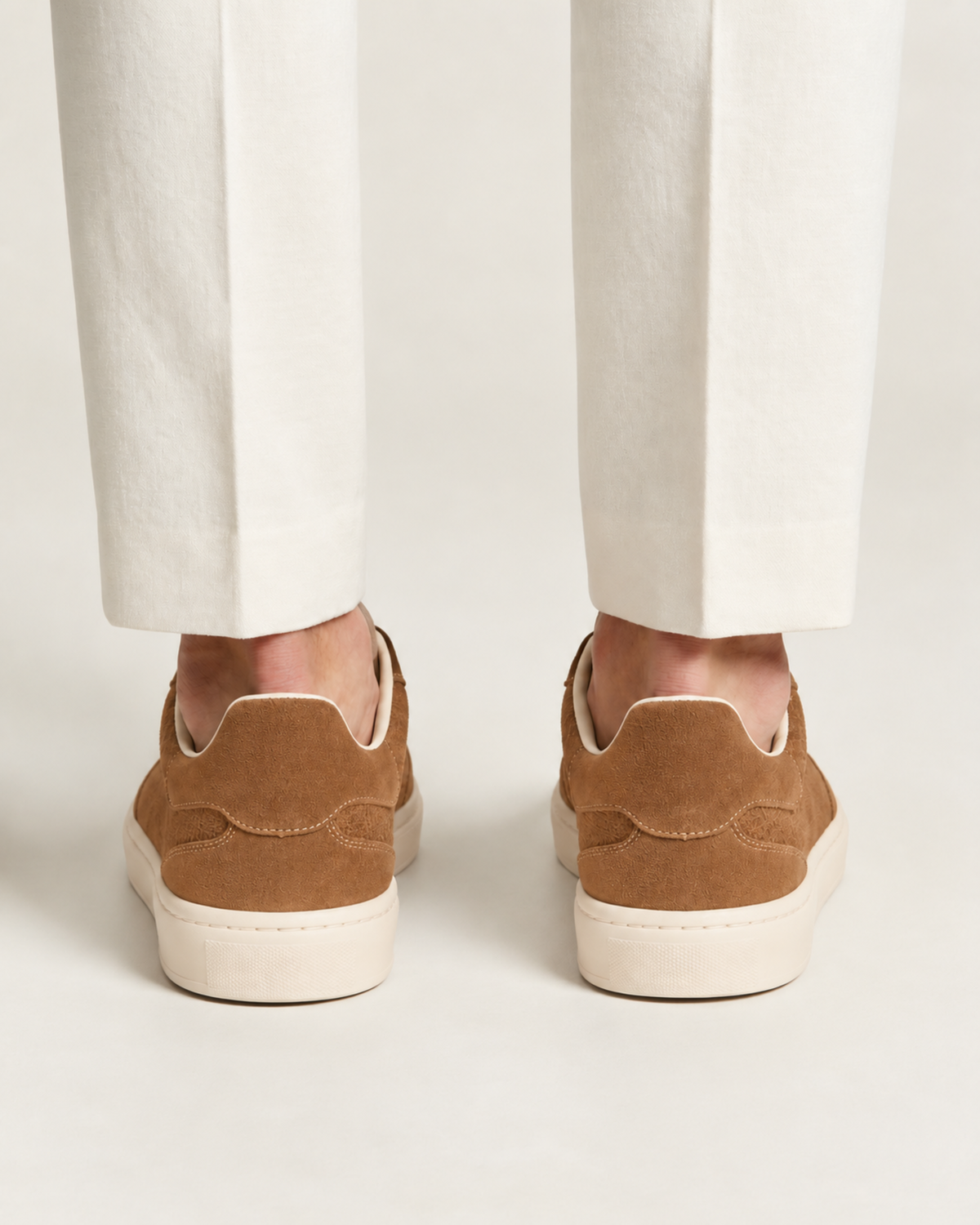 LUCIEN SUEDE TRAINER - BROWN