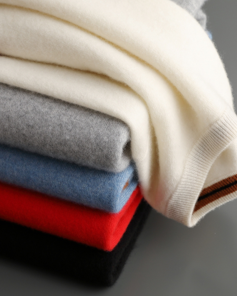 CASHMERE FINE KNIT CREWNECK