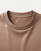 MERCERIZED COTTON LONGSLEEVE - TAUPE