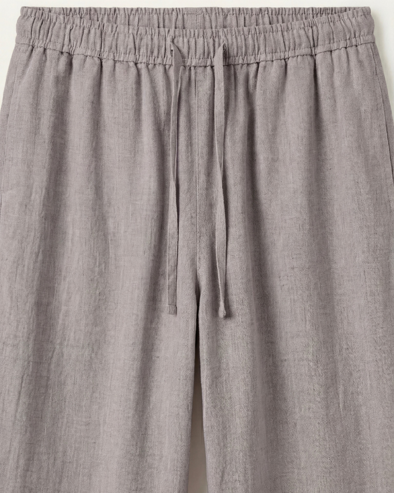 CATANIA LINEN TROUSERS - GREY