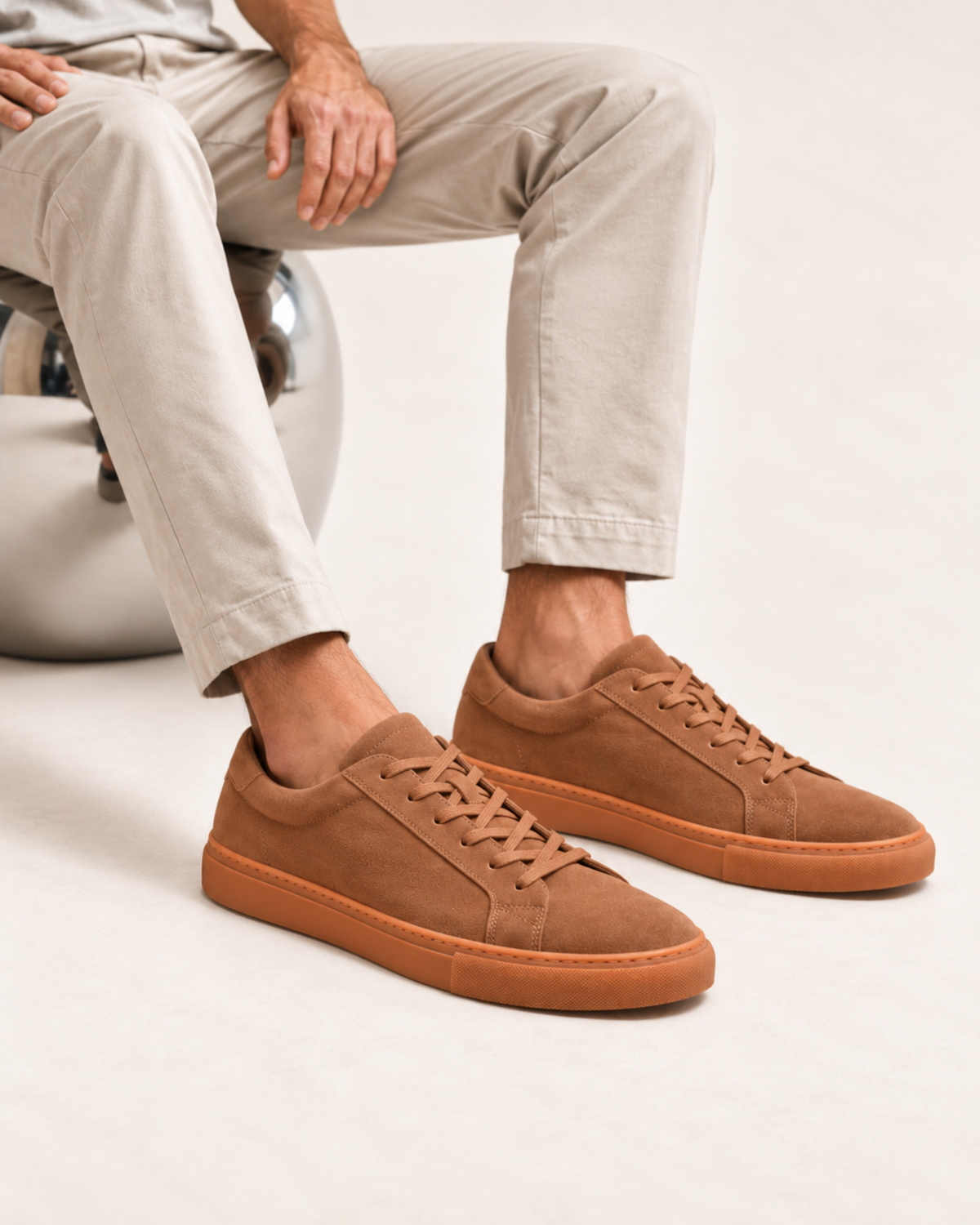 PORTOFINO WALK TRAINER - BROWN