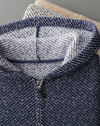 MERINO JACQUARD ZIP VEST