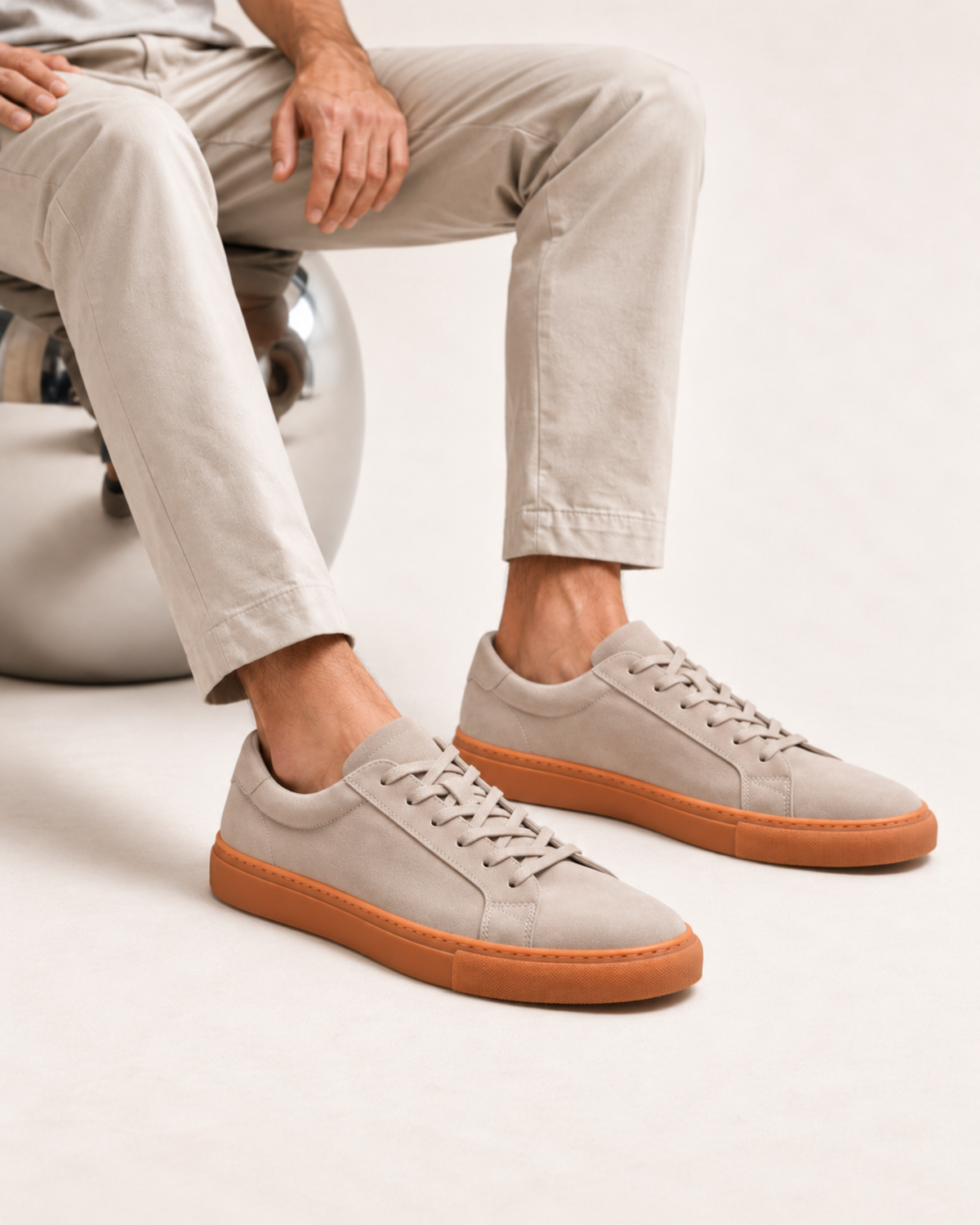 PORTOFINO WALK TRAINER - LIGHT GRAY