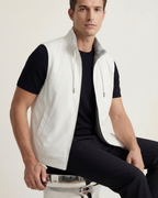 VALERE REVERSIBLE VEST - IVORY