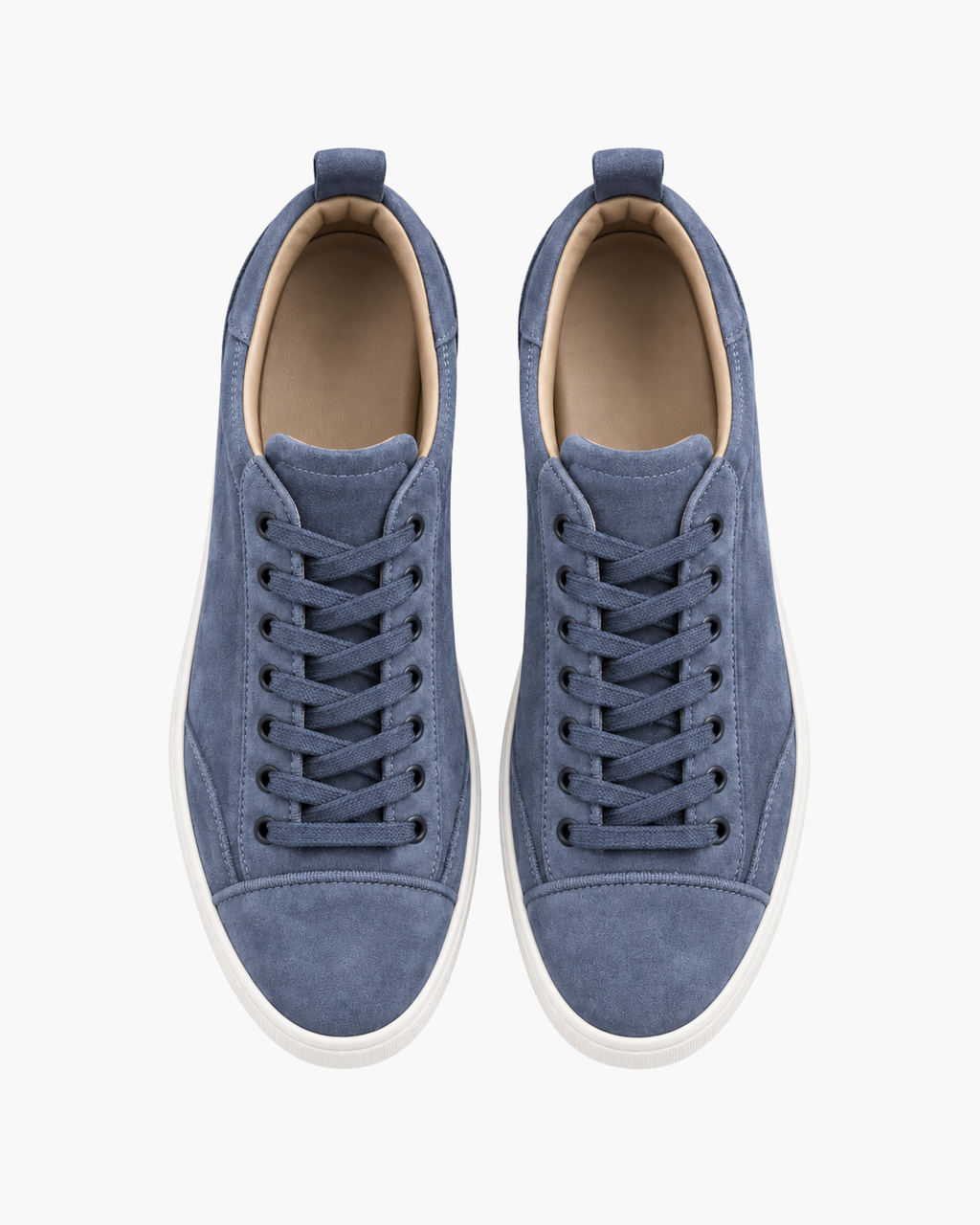 SUEDE WALK TRAINER - SKYBLUE