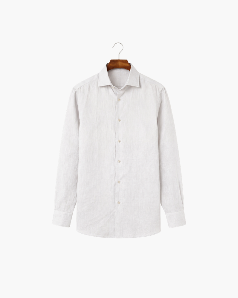 CAPRI LINEN SHIRT - WHITE