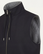 VALERE REVERSIBLE VEST - BLACK