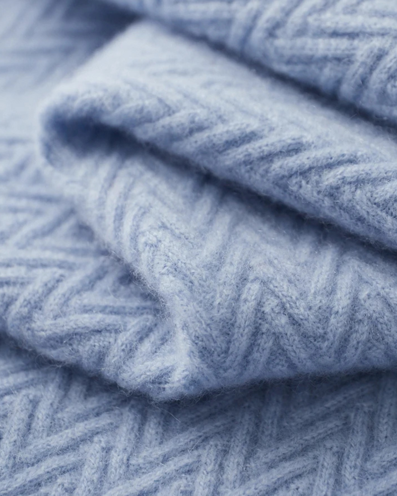 CASHMERE ZIGZAG SWEATER