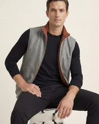 VALERE REVERSIBLE VEST - TERRACOTTA