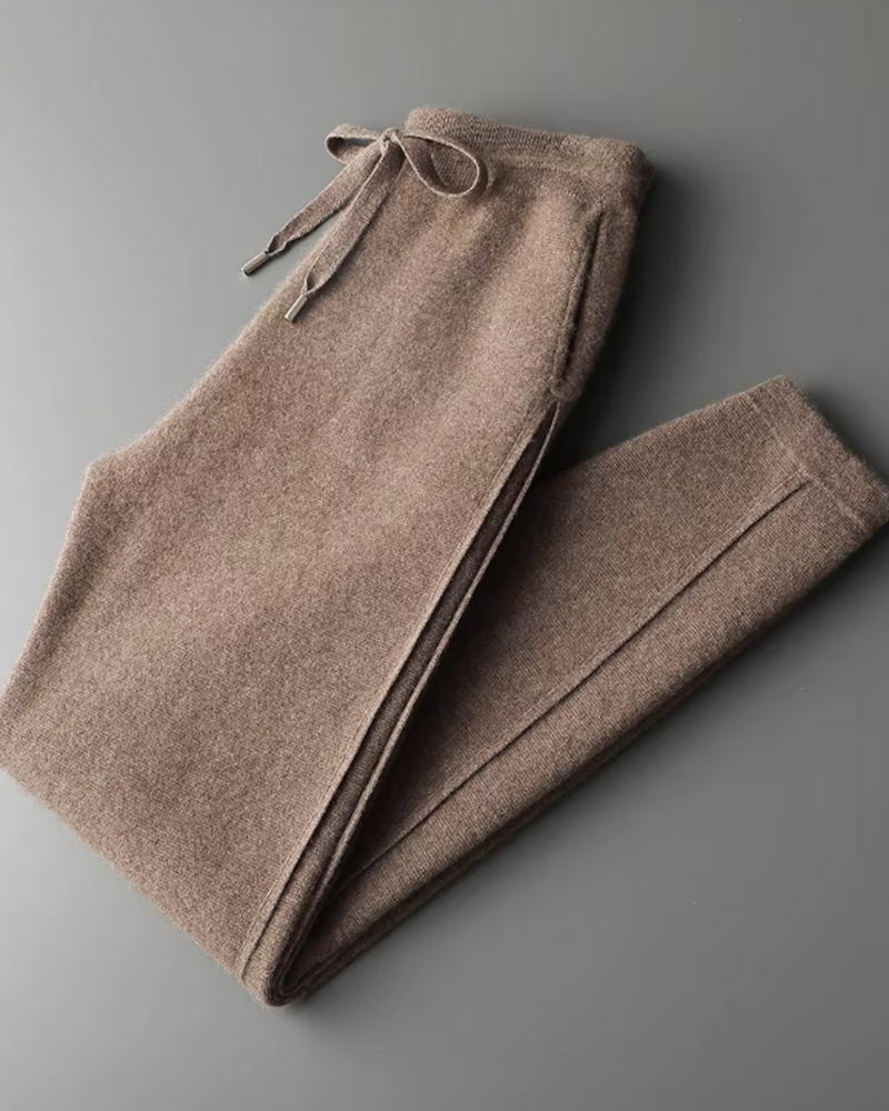 CASHMERE SLIM CLASSIC TROUSERS