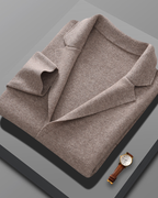MERINO COLLAR BUTTON JACKET