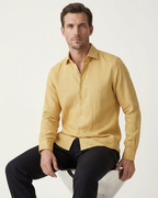 CAPRI LINEN SHIRT - YELLOW