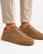 VERONA SUEDE SNEAKER - BROWN