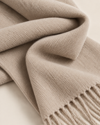 LUCIEN MERINO WOOL SCARF - SAND