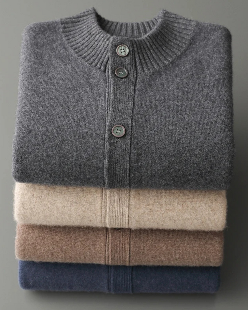 CASHMERE BUTTON REFINED