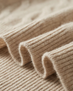 MERINO CABLE HALF ZIP