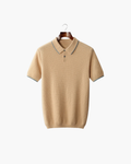 CASHMERE TWO-TONE CLASSIC POLO