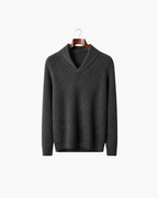 CASHMERE SHAWL COLLAR SWEATER