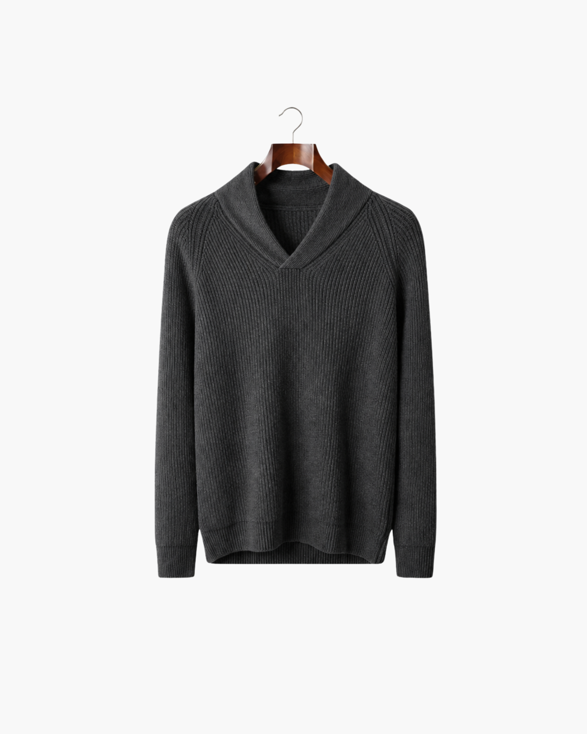 CASHMERE SHAWL COLLAR SWEATER