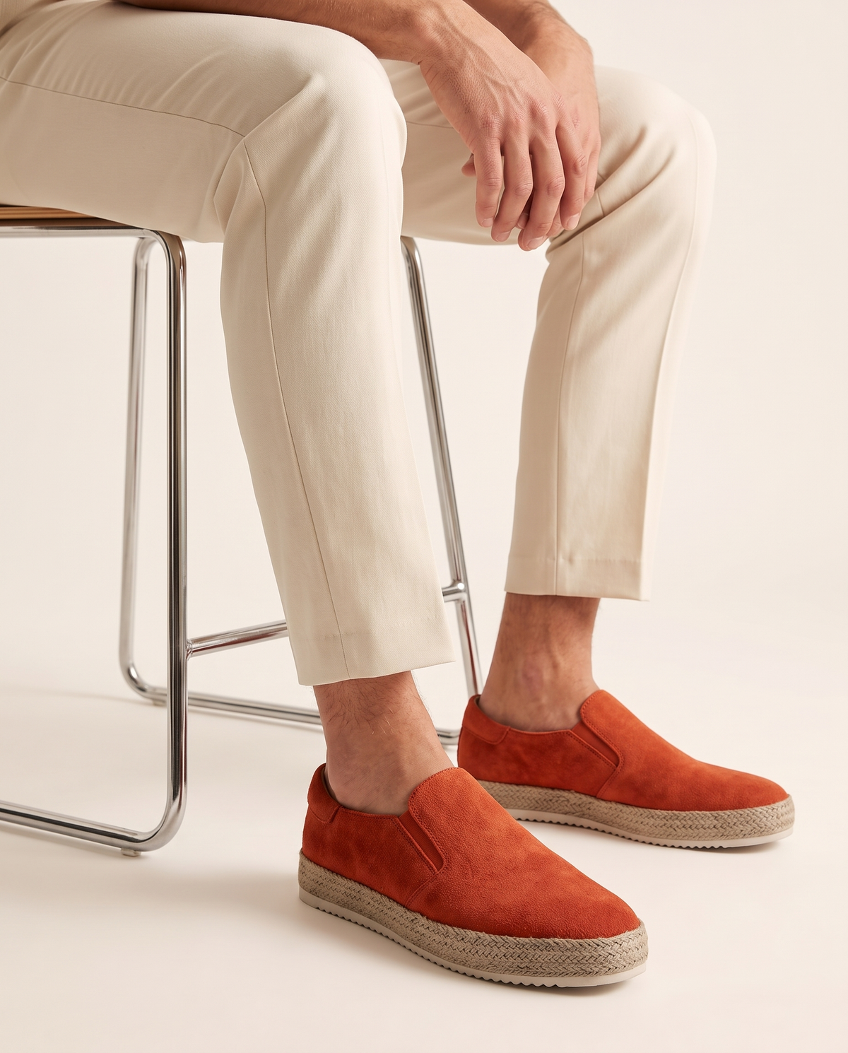 CITY SUEDE LOAFER - ORANGE
