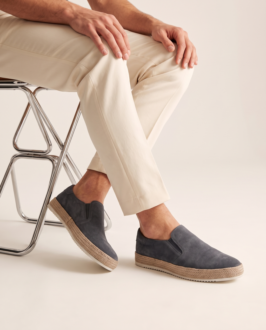 CITY SUEDE LOAFER - DARK GREY