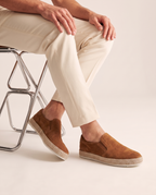 CITY SUEDE LOAFER - BROWN