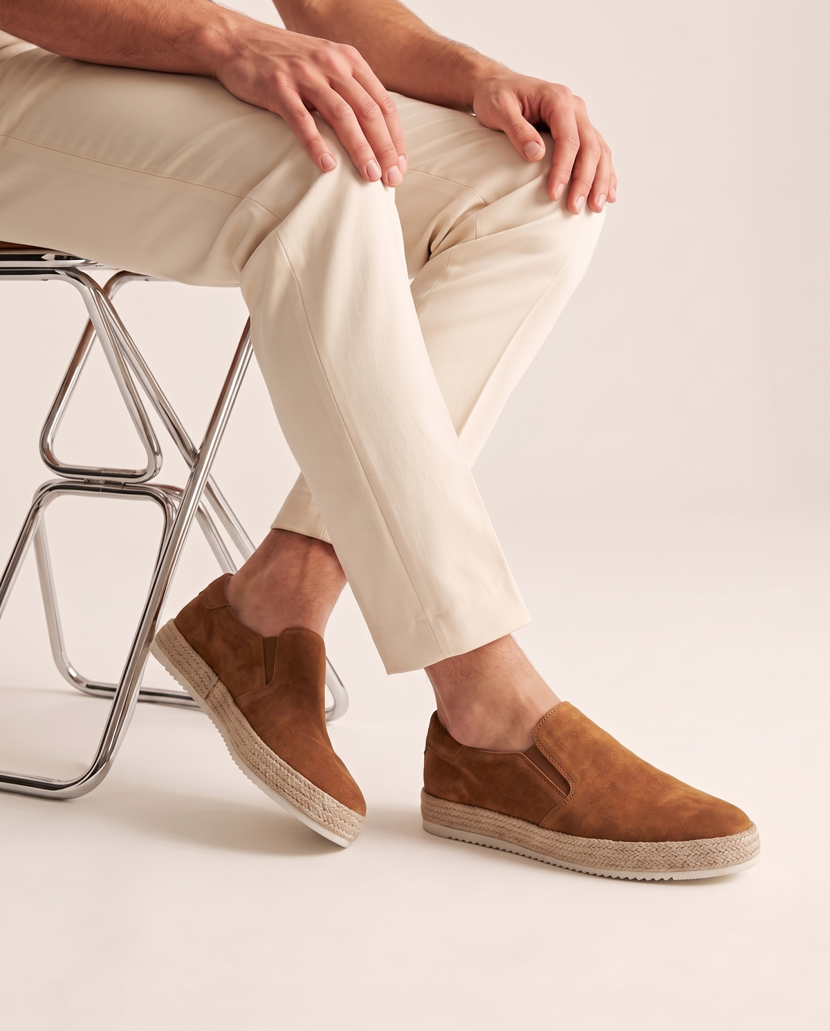 CITY SUEDE LOAFER - BROWN