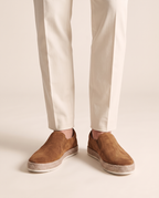 CITY SUEDE LOAFER - BROWN
